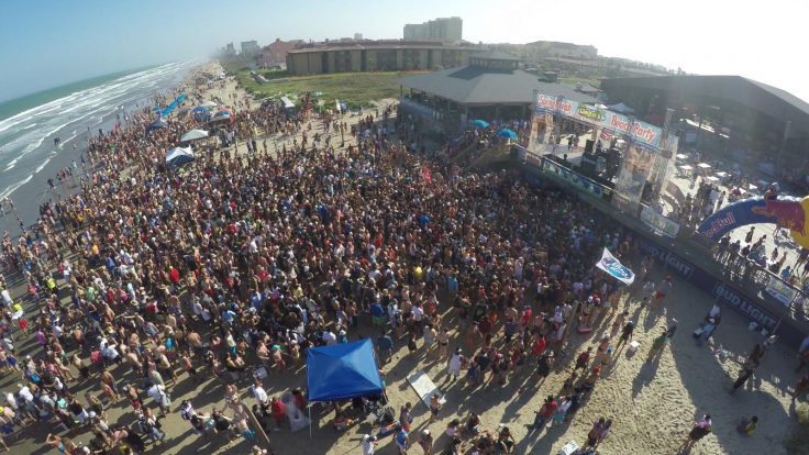 Spring Break Beach Stage | South Padre Spring Break