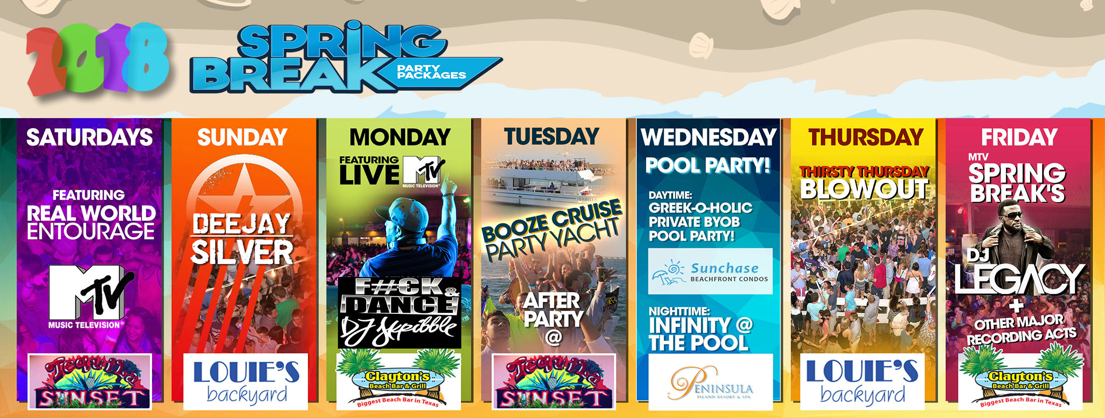 Spring Break Party Packages