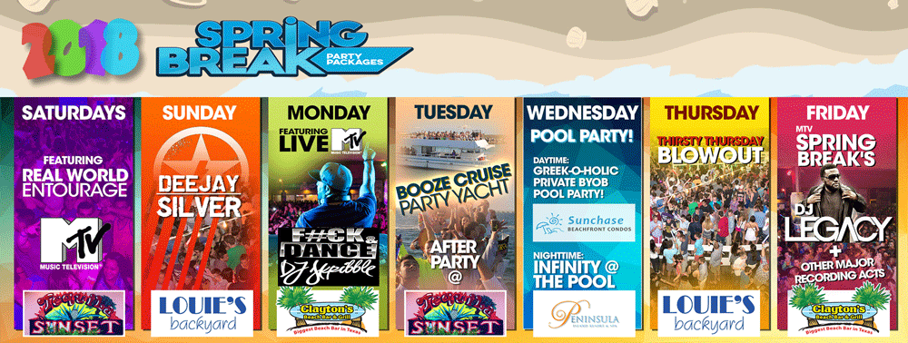 Spring Break Party Packages